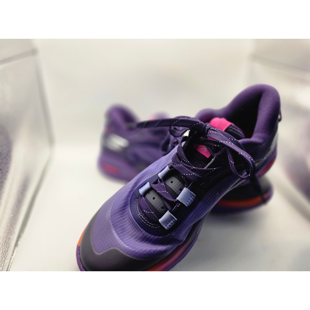 Skechers SKX Resagrip Basketball Shoes Purple Orange Mens 9.5 SN 253007